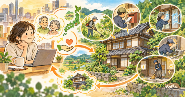 ふるさと納税の返礼品に「空き家の見回り」があるのをご存じですか。