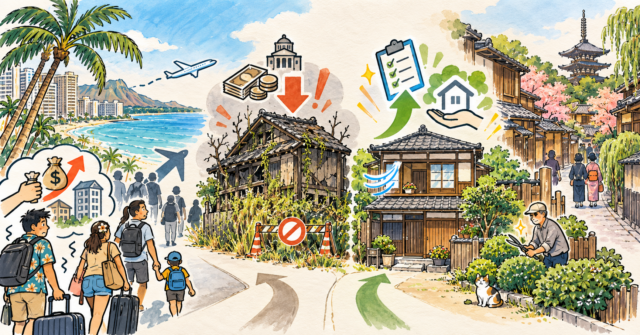 空き家税で何が変わる?京都市とハワイの事例から考える「管理」の価値