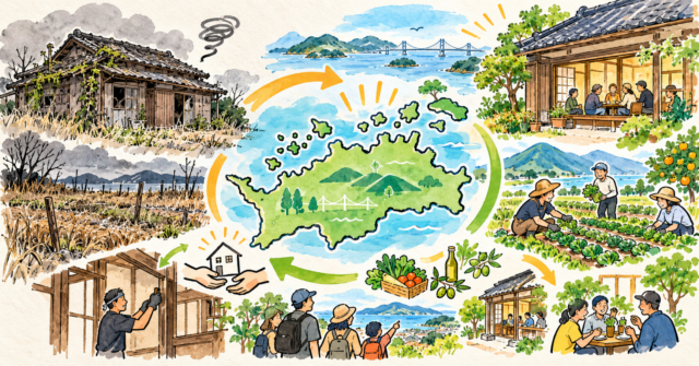 香川県民アンケート1位は「空き家・耕作放棄地」。