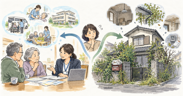 親の介護が始まったとき、実家の管理も始まっている