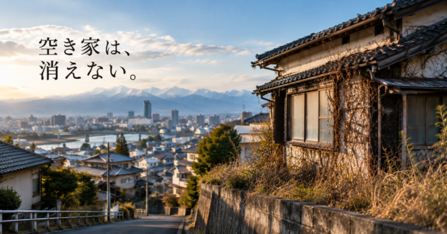 空き家政策は「戸数」から「管理状態」へ