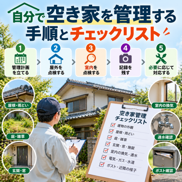 自分でできる空き家管理チェックガイド